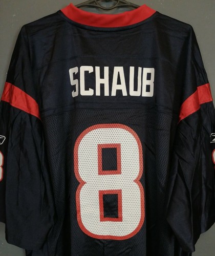REEBOK MEN'S MATT SCHAUB #8 HOUSTON TEXANS NFL FOOTBALL SHIRT JERSEY SIZE XL - Picture 4 of 9