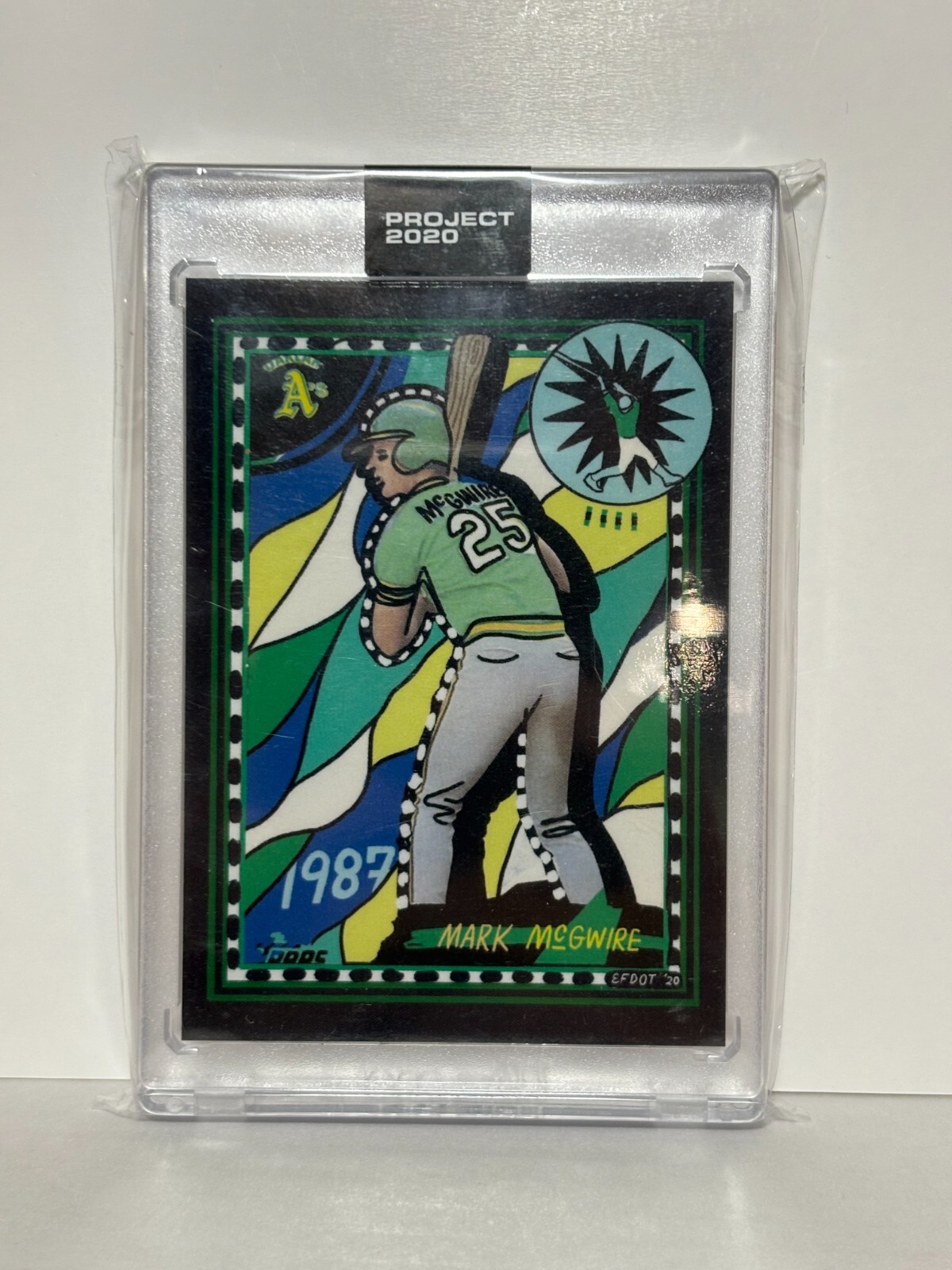 Topps Project 2020 Card 17 1987 Mark McGwire by Efdot Oakland A's PR 1456