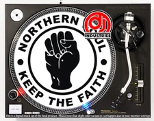 Northern Soul Keep The Faith - 7"-12" DJ slipmat for LP turntable record player 