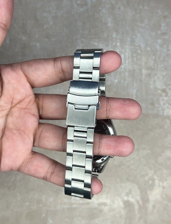 y2k FOSSIL Big Tic JR-8122, Animated Black Watch, Steel Band y2k FOSSIL Big Tic JR-8122, Animated Black Watch, Steel Band