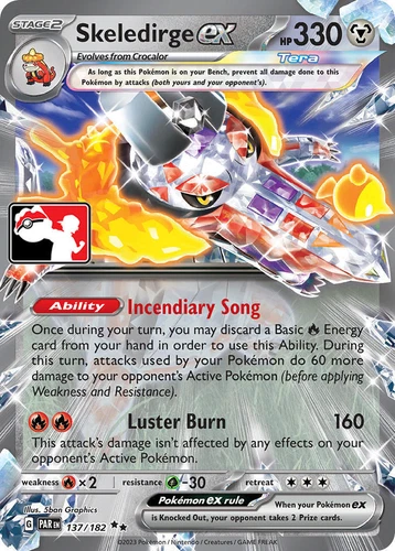 Skeledirge Ex 137/182 Prize Pack Series Cards