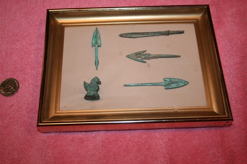 Vintage Chinese 4 Arrowheads or Spears Heads - Picture 2 of 4