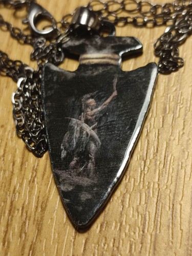 Wikinger Pfeilspitze Rune Amulett Halskette Kette Anhänger Preisgünstig - Picture 2 of 5