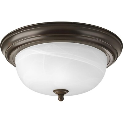 Progress Lighting P3925-20 Dome Glass CTC Close-to-Ceiling, Bronze