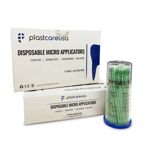 400 Micro Brushes Applicators Microbrush Dental (Regular, Fine, Super Fine) Eye - Picture 3 of 8