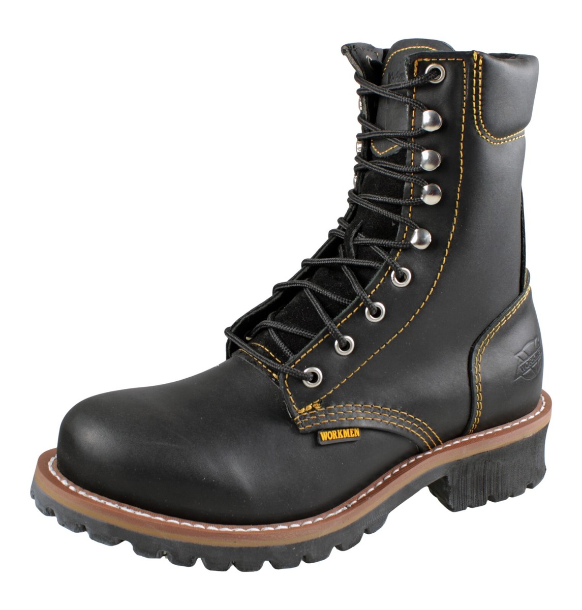 Workmen-V Leather Chelsea Work Boots Pull On Goodyear Welt Mens 12 D Honey Used Classic Men main image 3