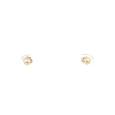 10K 4.0mm Round Ball Vintage Classic Stud Earrings Yellow Gold 41