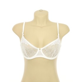 La Perla L27351 Womens Ivory Unlined Lace Underwire Bra Size US 34D