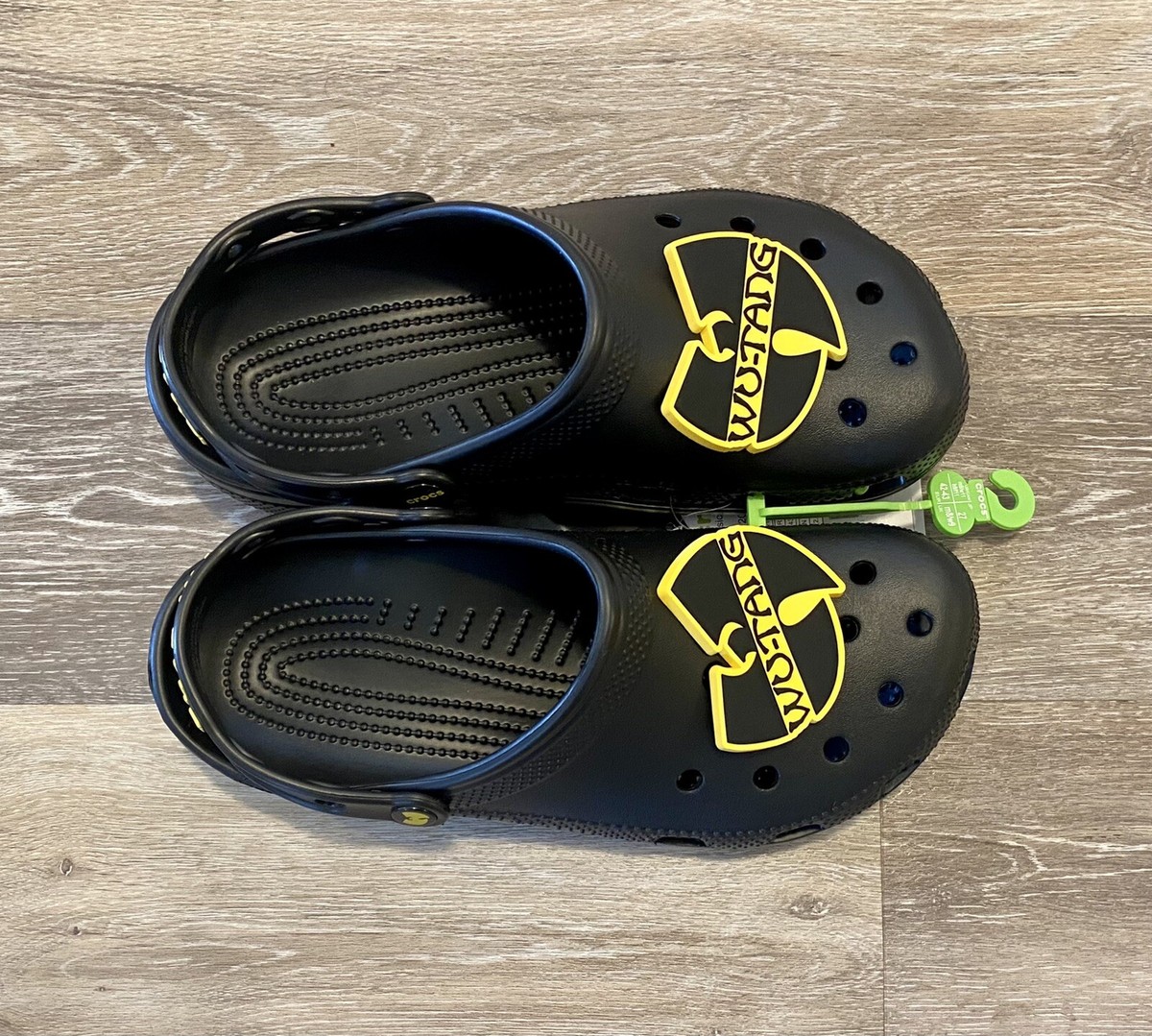 Wu-Tang Multiple Sizes Crocs Slides Black Yellow WuTang Summer Men / Women crocs CLASSIC WU-TANG CLAN CLOG  main image 3