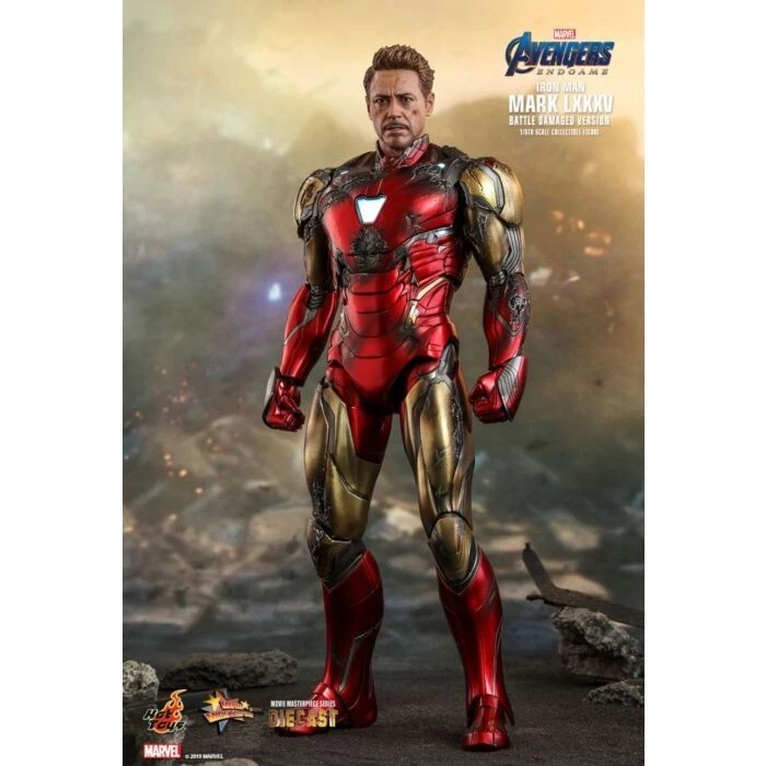 Avengers 4 - Iron Man (85) Battle Damaged 1/6th Scale Die-Cast Hot Toys Figure - image 3 of 4