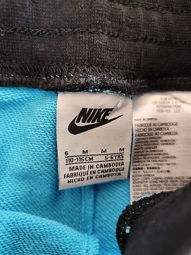 Nike Jogger Sweatpants Kids Boys 6 Baltic Blue NEW - Picture 4 of 7
