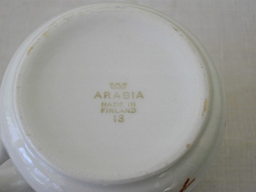 Vintage Arabia Hahn Henne Küken Kinderbecher Finnland ~ - Bild 5 von 5