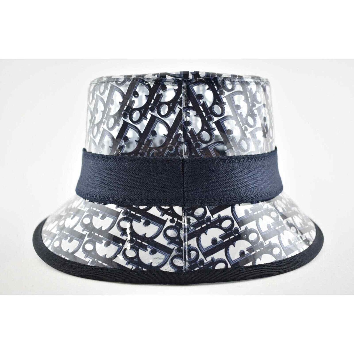 Dior Travel Cap blue/white size 57 (never worn) Christian Dior Wool Oblique Reversible Chic Military Cap 57  main image 4