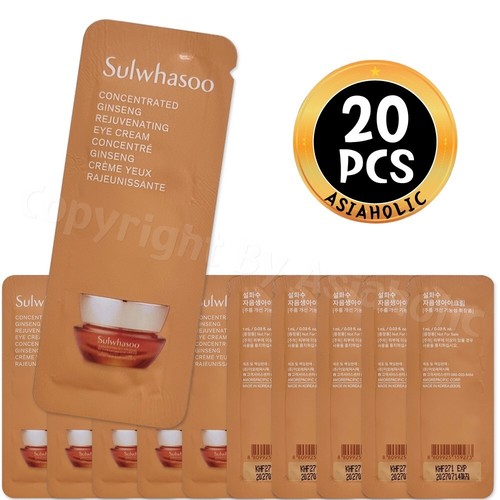 Sulwhasoo Konzentrierter Ginseng Verjüngende Augencreme 1ml (10 Stück ~ 150 Stück) Neu - Bild 15 von 19