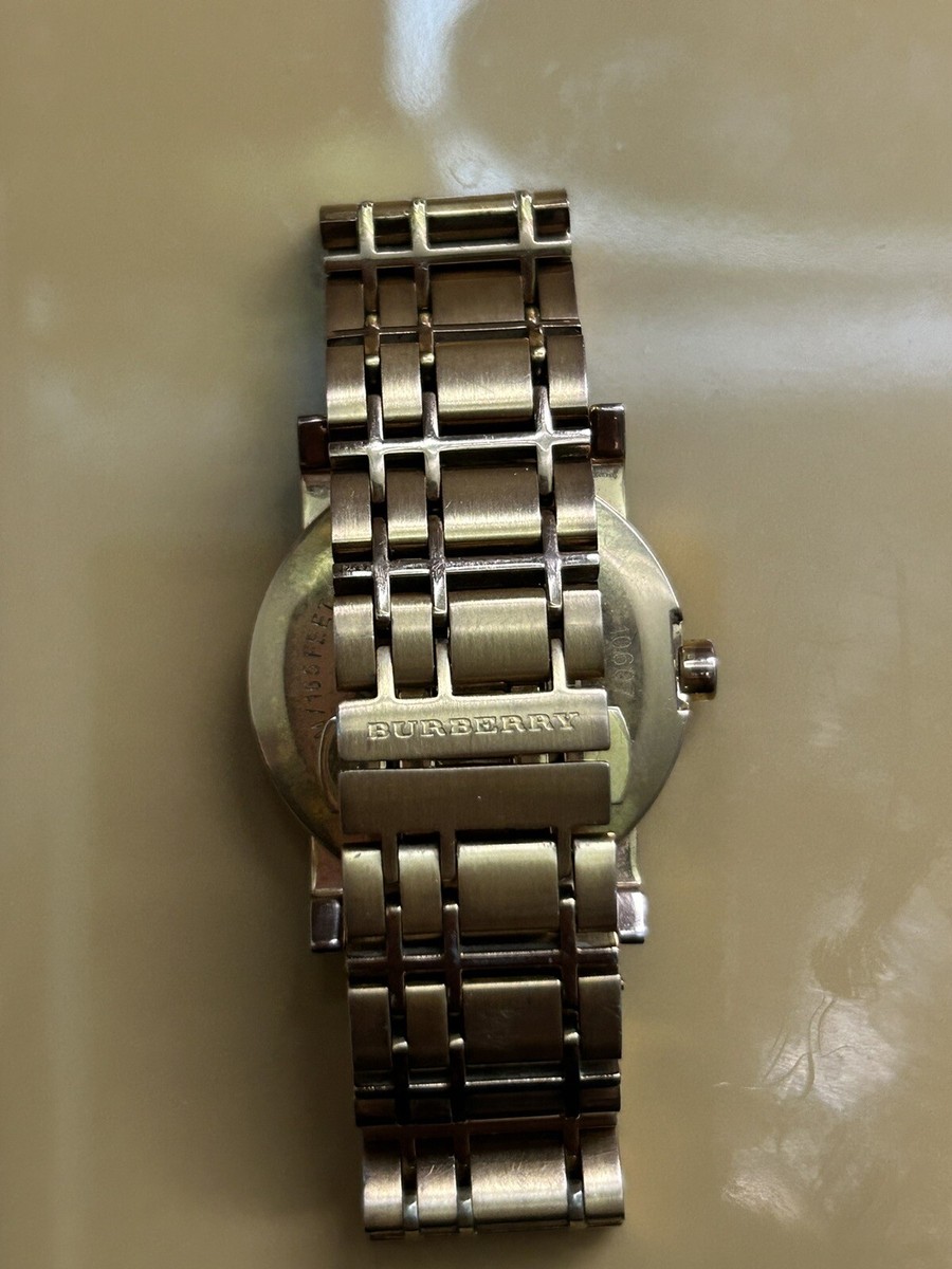 Burberry Woman's BU1866 Rose Gold Tone Watch Is 7 Inches Wrist For