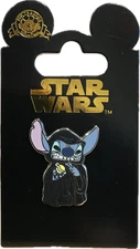 Trading Pin - Disney Disneyland Park - Star Wars Stitch Darth Vader Collectible