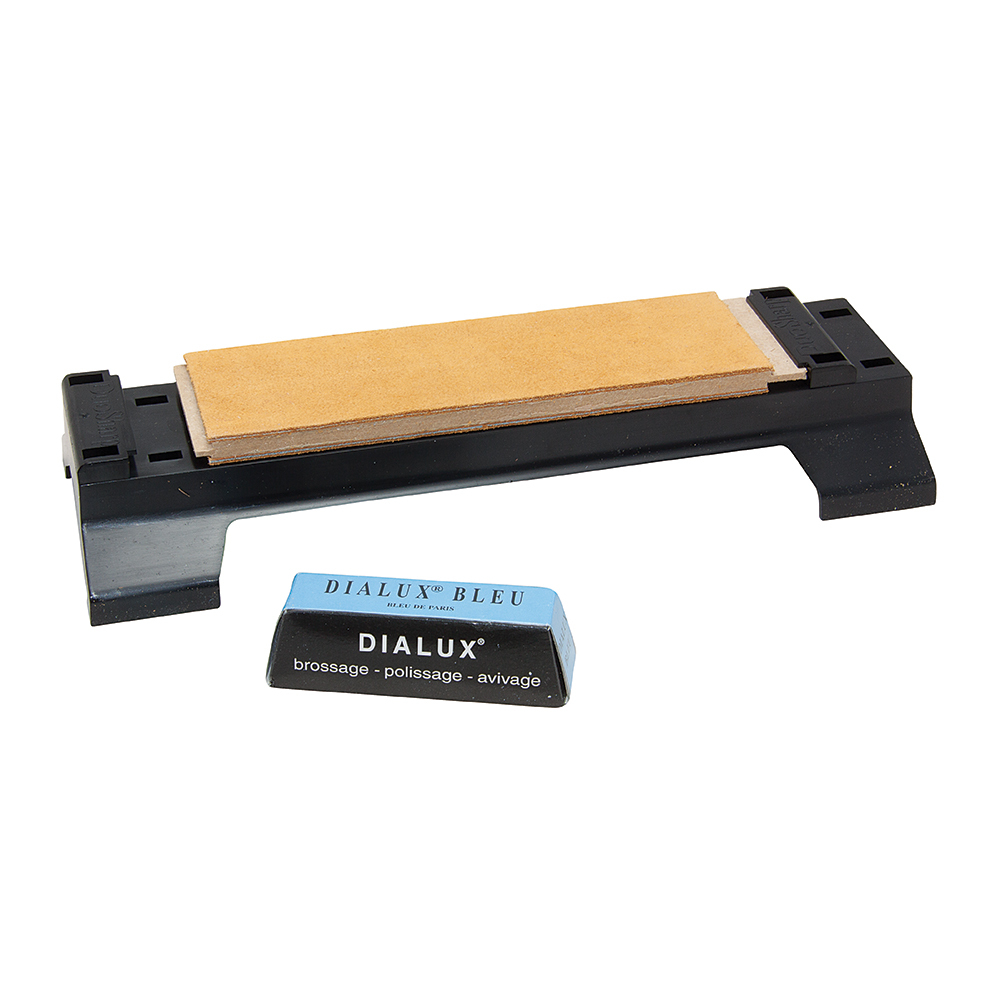 Handmade Leather Sharpening Strop Kit + Base - For Knives & Chisels