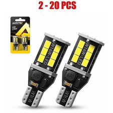 2-20 Auxito Super Bright 912 921 Led Reverse Light Bulbs 2835 15-smd White 6500k 2-20 Auxito Super Bright 912 921 Led Reverse Light Bulbs 2835 15-smd White 6500k