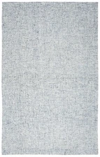 2x8 Rizzy Rugs Blue Solid Distressed Faded Runner BR359A - Aprx 2' 6" x 8'