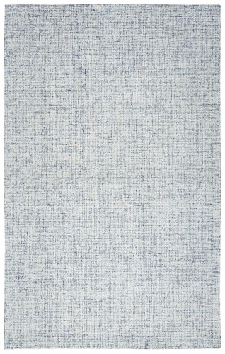 2x8 Rizzy Rugs Blue Solid Distressed Faded Runner BR359A - Aprx 2' 6" x 8' - Picture 1 of 4