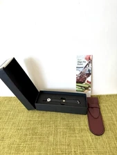 Shun Higo Folding Personal Steak Knife NEW in Case W/Box DM5900 Made in Japan