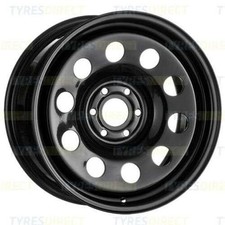 17x8 BLACK MODULAR STEEL WHEEL 6x114.3 ET20 NISSAN NAVARA D40 / NP300