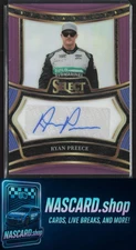 2025 Panini Select #S-RPC Ryan Preece Signatures Purple Prizms #/49