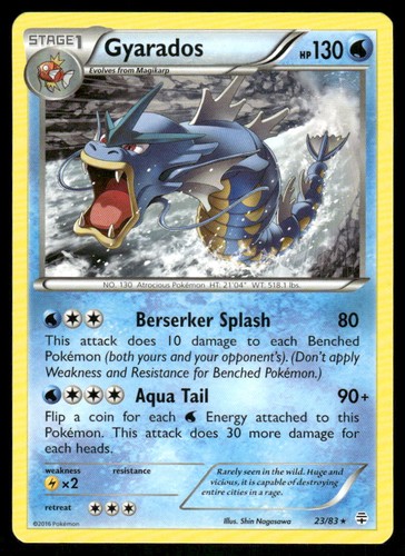 Gyarados 23/83 - Generations - Rare NM
