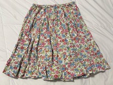 Mini Boden Floral Tiered Twirl Skirt EUC Girls Size 7-8