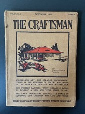 The Craftsman Magazine Gustav Stickley Mission Arts & Crafts November 1908