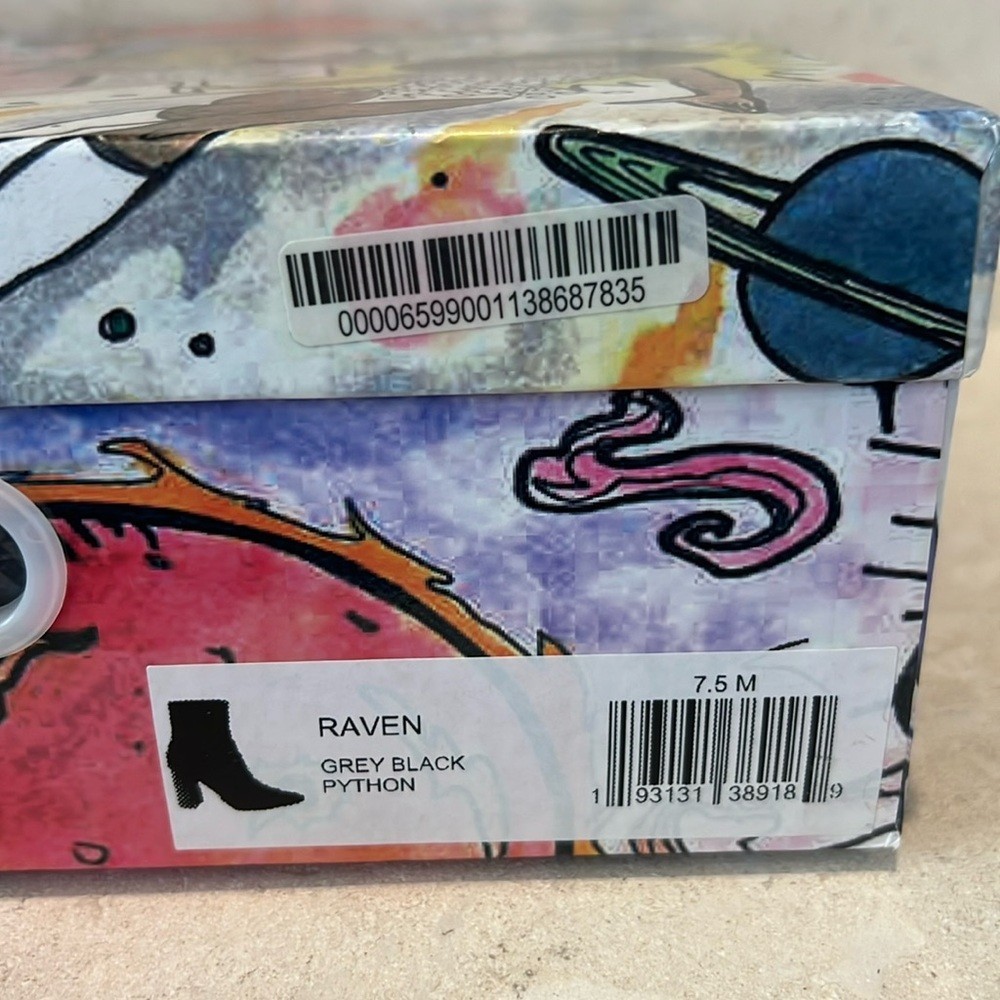 Jeffrey Campbell 'Raven' Python Leather Heeled Bo… - image 10