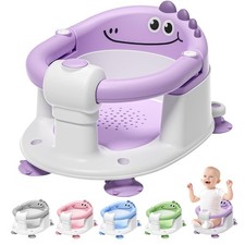 Baby Bath Seat for Babies 6 Months  Up, Non-Slip Bath Seat with 5 PCS Waterp...