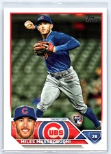 2023 Topps #592 Miles Mastrobuoni RC - Chicago Cubs