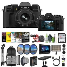 Fujifilm X-T50 Mirrorless Camera XF16-50mm  Rode Microphone  7" HD Monitor