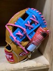 Rawlings Heart of Hide Tan Pink 11.5 Infield Baseball Glove Right Hand Throw — photo 2