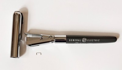 RARE Vintage Promotional General Electric Tubes Pen Style Stapler Desk Accessory