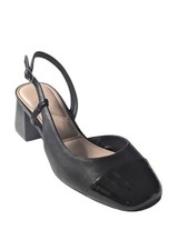 ALDO Womens Bialle Half D'Orsay Cap-Toe Block-Heel Slingback Pumps Size 7.5 NWOB