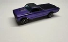 1967 Purple Custom Fleetside Hot Wheel Redline Truck Back Opens