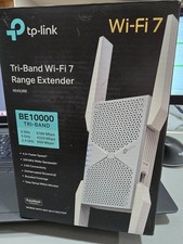 TP-Link BE10000 Wi-Fi 7 Range Extender RE653BE | 10 Gbps Tri-Band