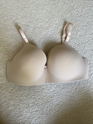 Victoria's Secret T-Shirt Lightly Lined Wirelessly Bra 36DD Praline