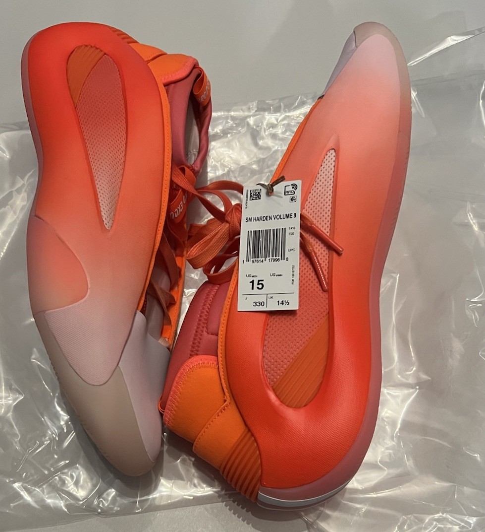 Adidas Harden Vol. 8 Drew League Mens Athletic Basketball Shoes Size 14.5 IH3652 Size 15 Mens Adidas Harden Vol. 8 PE Drew League Basketball  main image 3