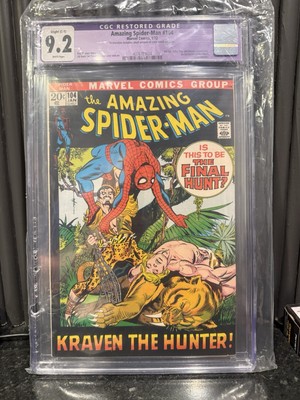 Amazing Spider-Man #104 Restored Color On Front Page Cgc 9.2
