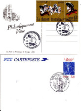 2 Entiers postaux LA POSTE - Années 1986/1991/