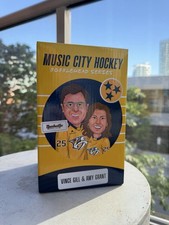Predators Hockey Game Day Bobble Head - Vince Gill & Amy Grant-  NEW  