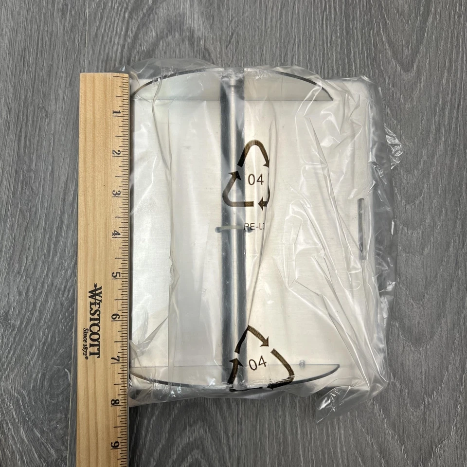 OGGI 18/8 不锈钢升降杆 餐巾架 加权橡胶脚 8x7.5x2 — 第 4/4 张图片