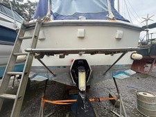 motor boat cabin cruiser ,1980 princess 25