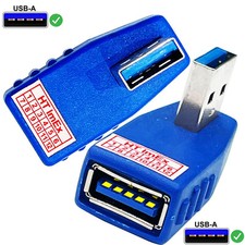 HT-ImEx USB 3.0 Winkel Adapter 90° Grad Wink...