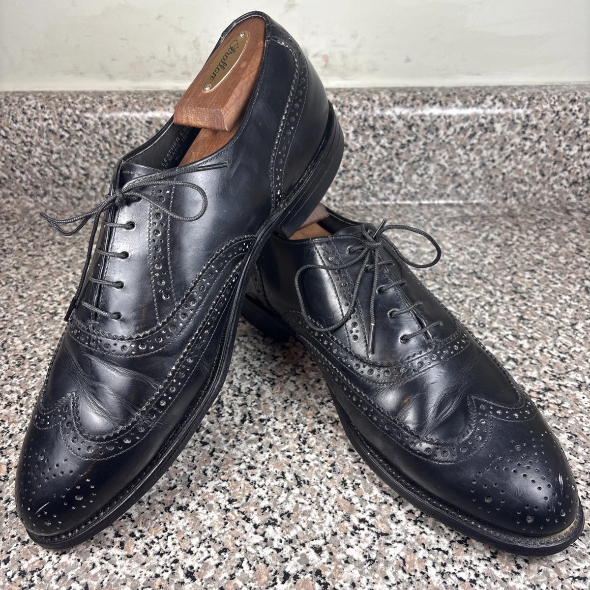 USA製80sヴィンテージ　HANOVER レザーシューズ　グレー　サイズ9D Vintage Men's Hanover 9 Men's US Shoe Size for sale | eBay