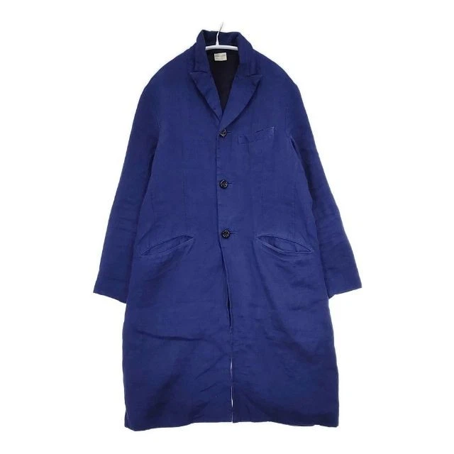 EEL mono-tone monotone coat E-13107 linen coat blue 6-0330M∞ image 1