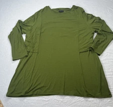 J Jill Top Shirt Womens 2X Green  Wearever  Causal